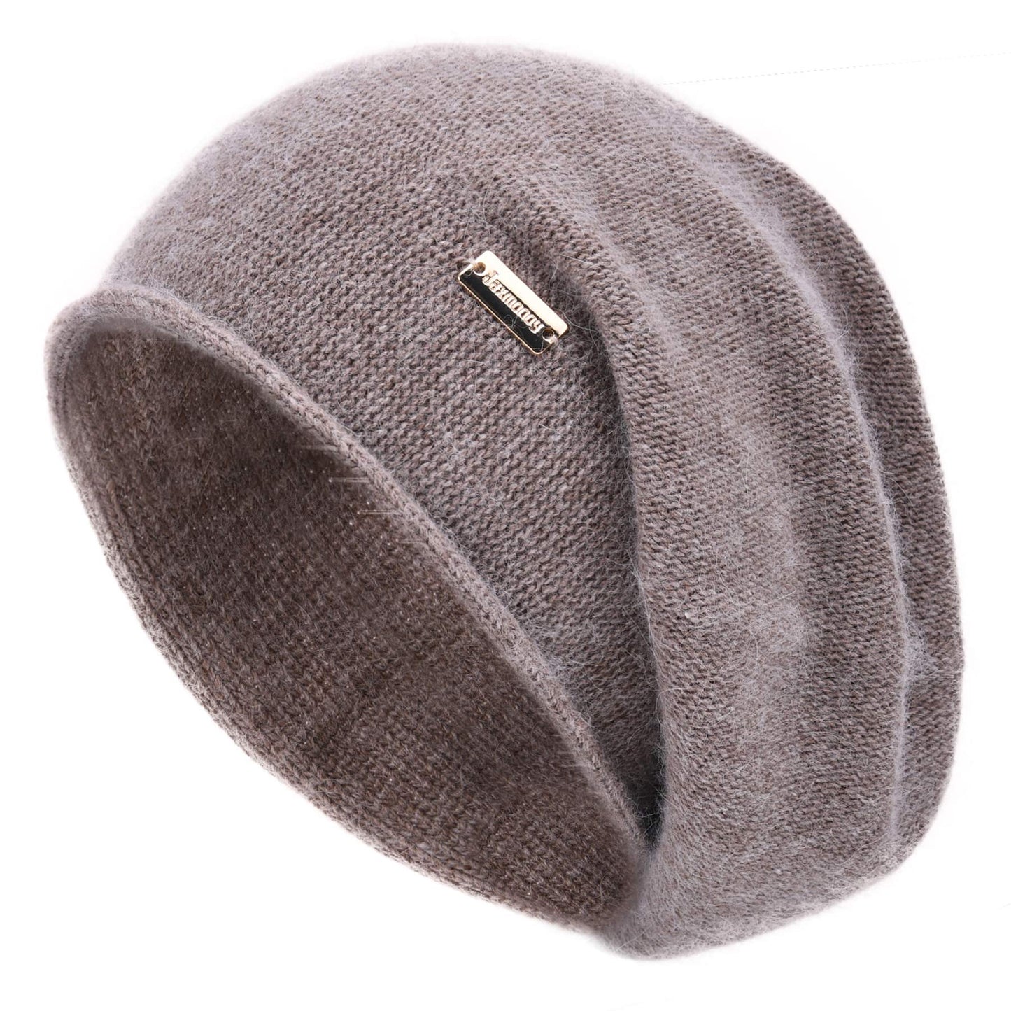 jaxmonoy Cashmere Slouchy Knit Beanie Hat for Women Winter Soft Warm Ladies Wool Knitted Skull Beanies Cap