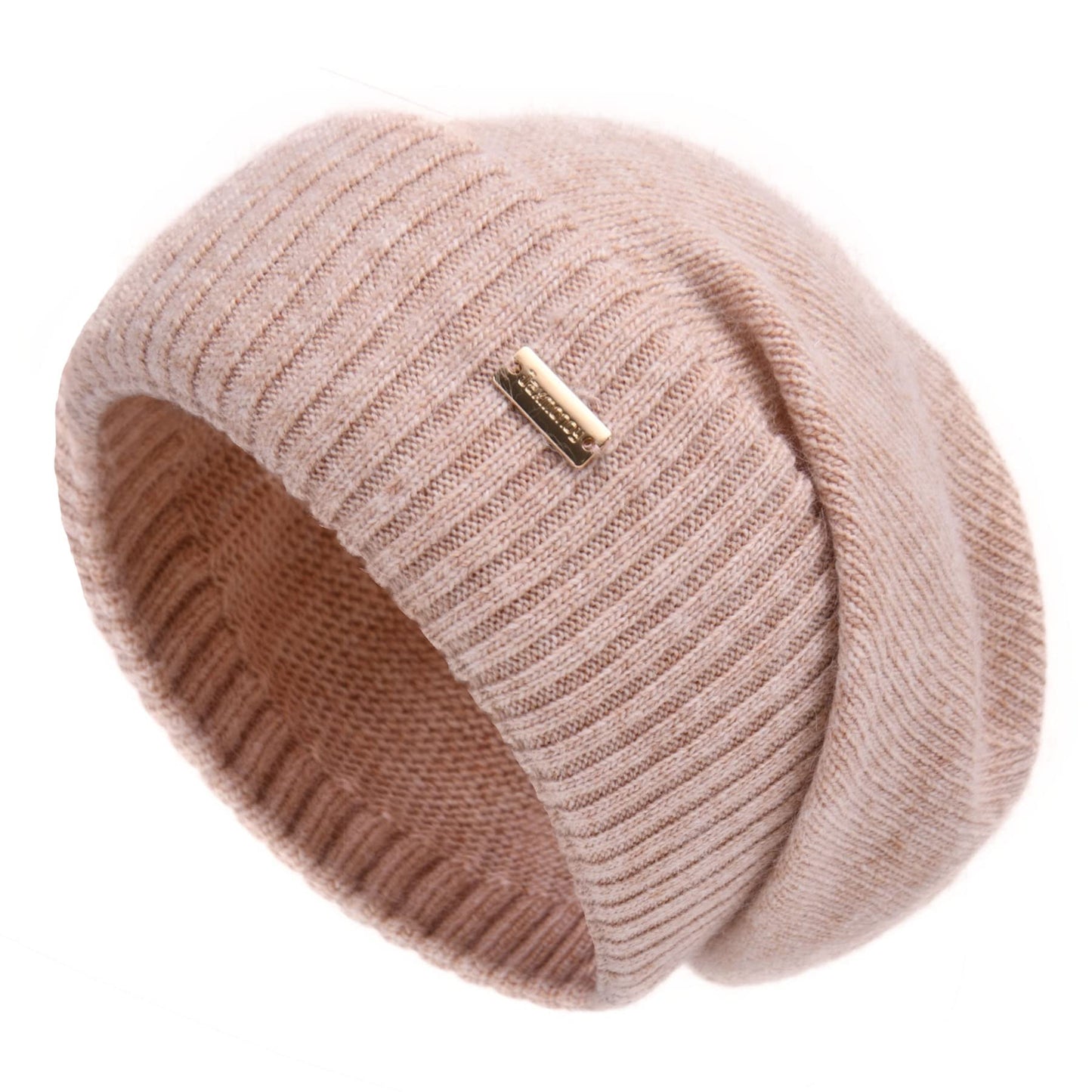 jaxmonoy Cashmere Slouchy Beanies for Women Winter Lightweight Girls Wool Knit Hat Cuffed Soft Warm Slouch Beanie Cap