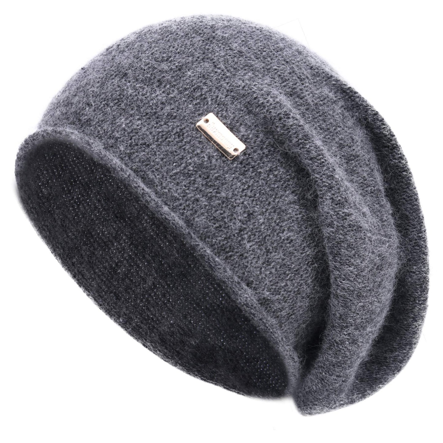 jaxmonoy Cashmere Slouchy Knit Beanie Hat for Women Winter Soft Warm Ladies Wool Knitted Skull Beanies Cap