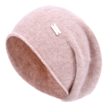 jaxmonoy Cashmere Slouchy Knit Beanie Hat for Women Winter Soft Warm Ladies Wool Knitted Skull Beanies Cap