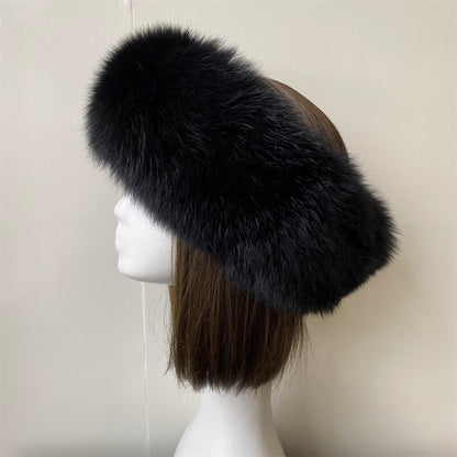 Fur Head Wraps Winter Autumn Natural Fox Fur Headbands Ladies Luxury Whole Custom Color Women Real Fur Headband