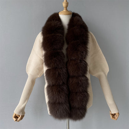 Jaxmonoy Sweater With Fur Trim