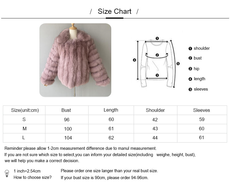 Regular Length Genuine Fox Fur Coat Custom Color Fashion Fluffy Real Fox Fur Women Coat