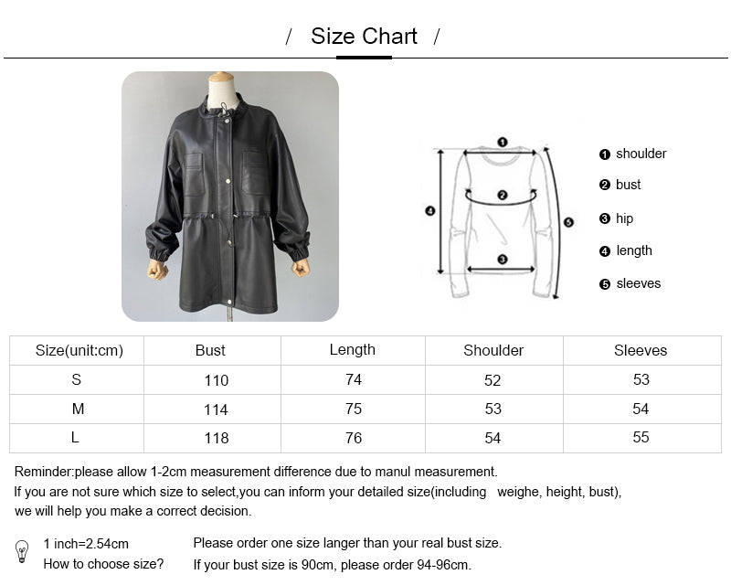 Colorful Genuine Sheepskin Leather Jackets Spring Casual Leather Jacket For Women