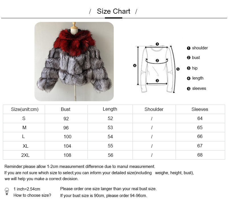 Regular Length Real Sliver Fox Fur Coat With Hood Design Wholesale Fashion Women's Winter Fur Coats