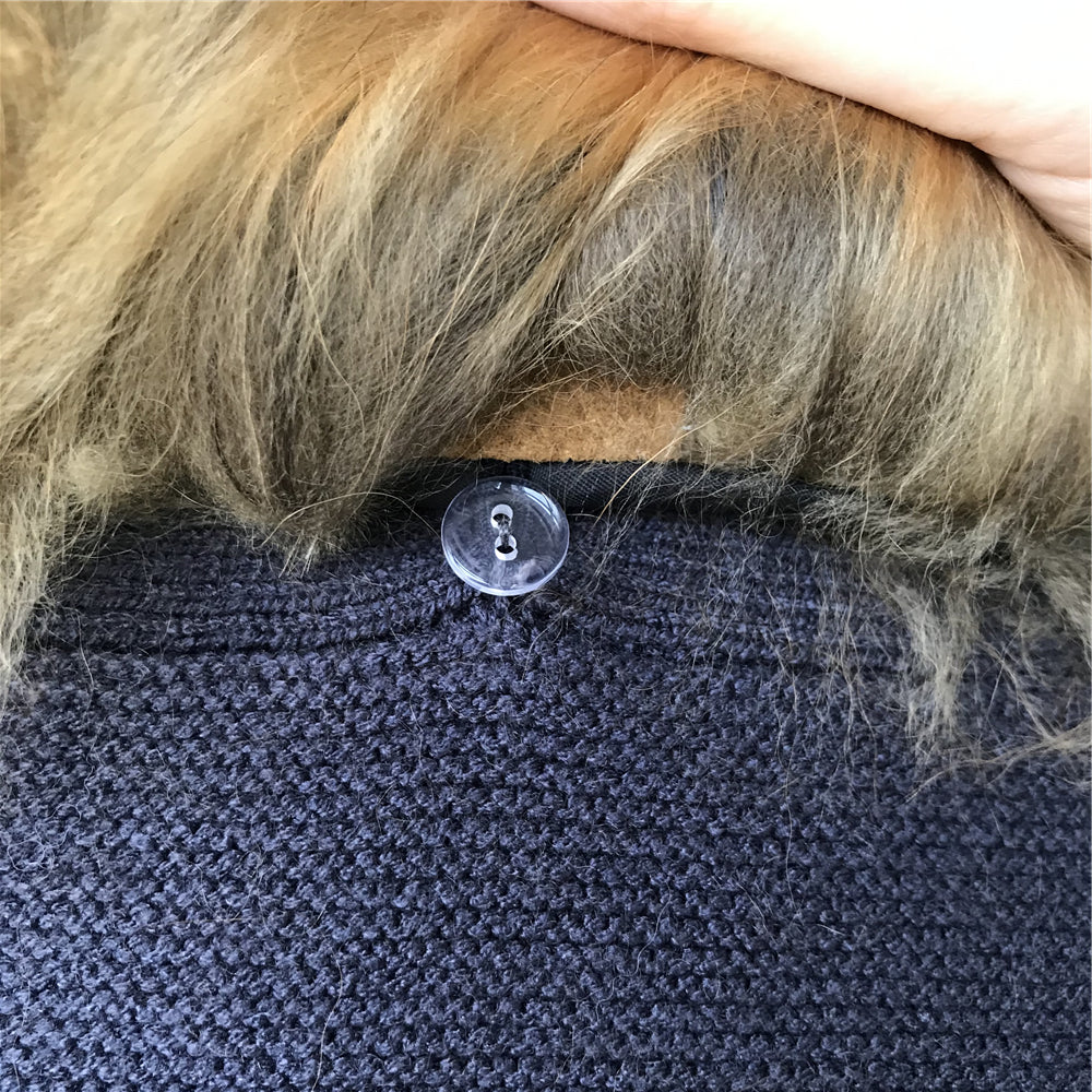 Jaxmonoy Sweater With Fur Trim