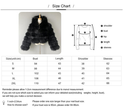 Thick Waerm Hooded Fluffy Real Fox Fur Jacket Zipper Design Custom Color Women Wholesale Winter Real Fur Coat