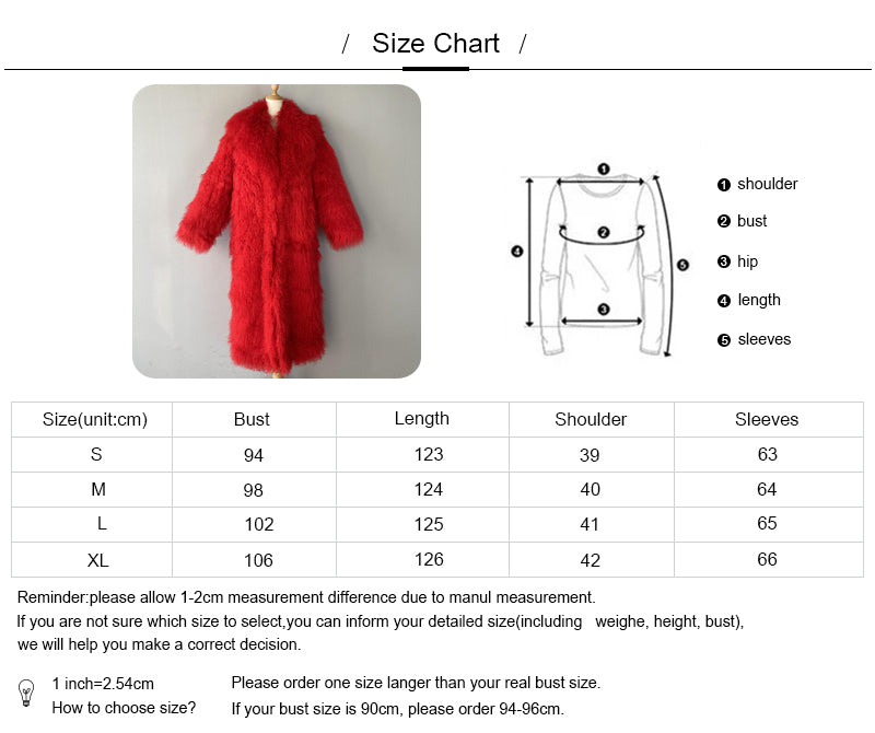 Winter Women Soft Sheep Shearling Jacket Overcoat Fashion Design Pocket Long Mongolian Lamb Shearling Coat