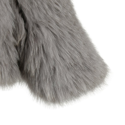 Ladies Regular Length Real Fox Fur Coat With Hood Design Winter Women Custom Fox Fur Coat