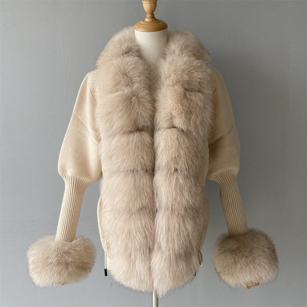 Jaxmonoy Sweater With Fur Trim