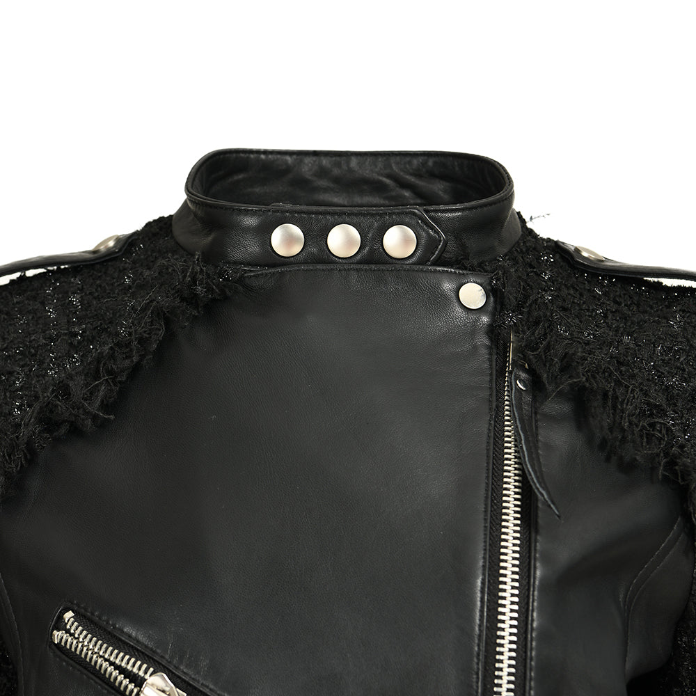 Custom Special Belt Tassels Design Spring Popular Best Seller Leather Jacket