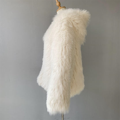 Ladies Regular Length Real Fox Fur Coat With Hood Design Winter Women Custom Fox Fur Coat