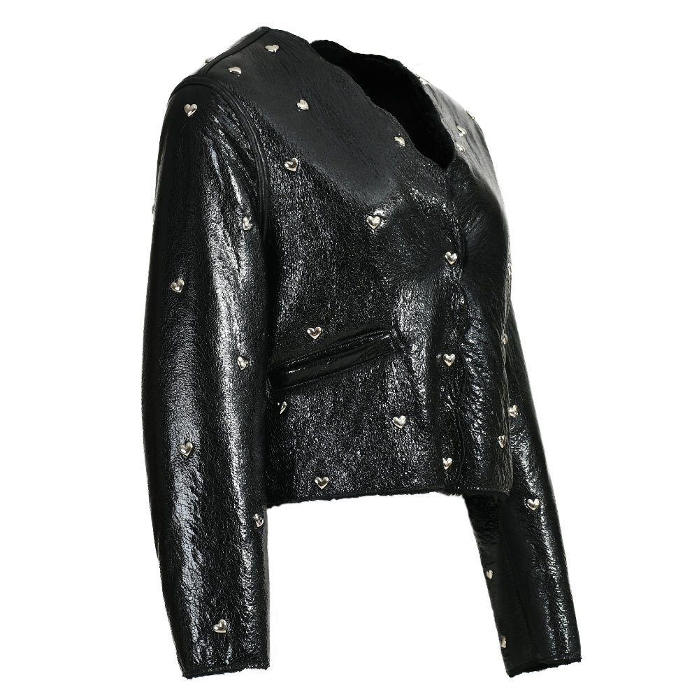 High Quality Genuine Leather Jacket With Real Fur Lining Accept Custom