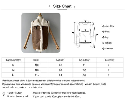 Winter Warm Regular Length Custom Shearling Gilet With Sheep Fur Fashion Women Genuine Shearling Vest