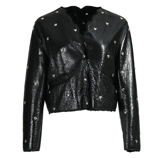 High Quality Genuine Leather Jacket With Real Fur Lining Accept Custom