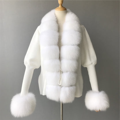 Jaxmonoy Sweater With Fur Trim