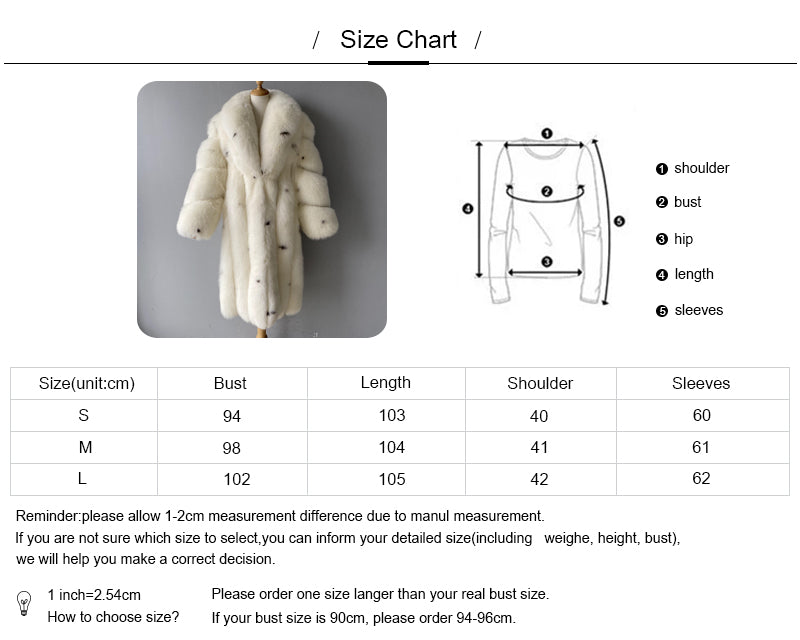 Warm Elegant Ladies Long Fluffy Luxury Genuine Fox Fur Coat Custom Winter Women Fox Fur Coat