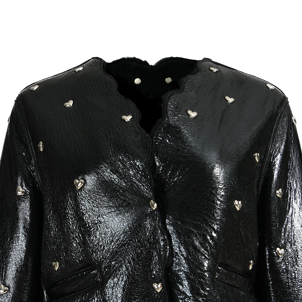 High Quality Genuine Leather Jacket With Real Fur Lining Accept Custom