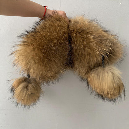 Solid Color Fur Lady Boots Accessories